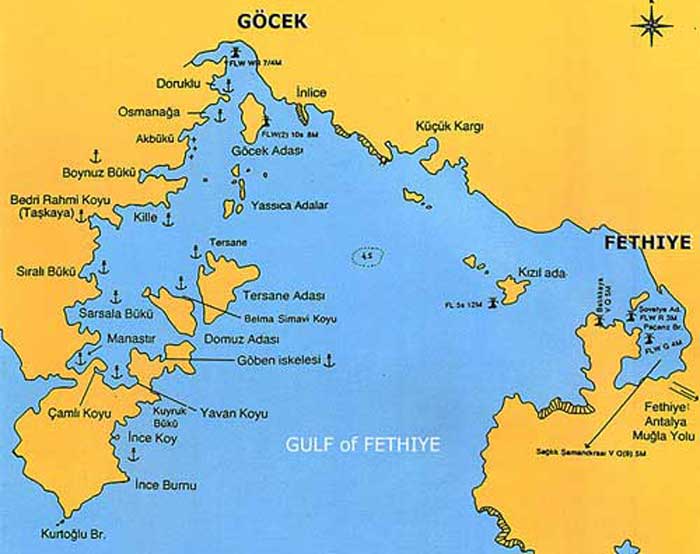 Flottielje zeilen in Turkije vanuit Gocek en Fethiye